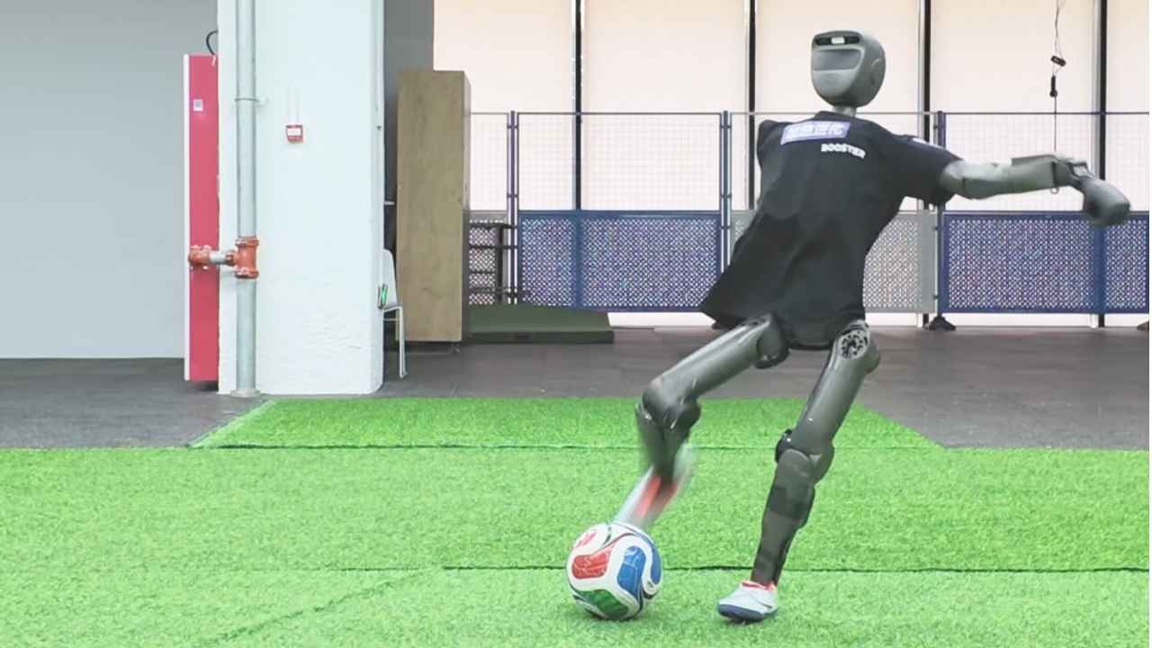 Booster’s humanoid robot steps into a powerful kick, raising new questions about how much force these machines can safely use around people.