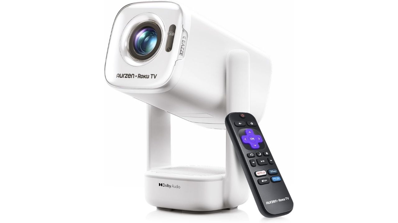 Aurzen Roku TV Smart Projector