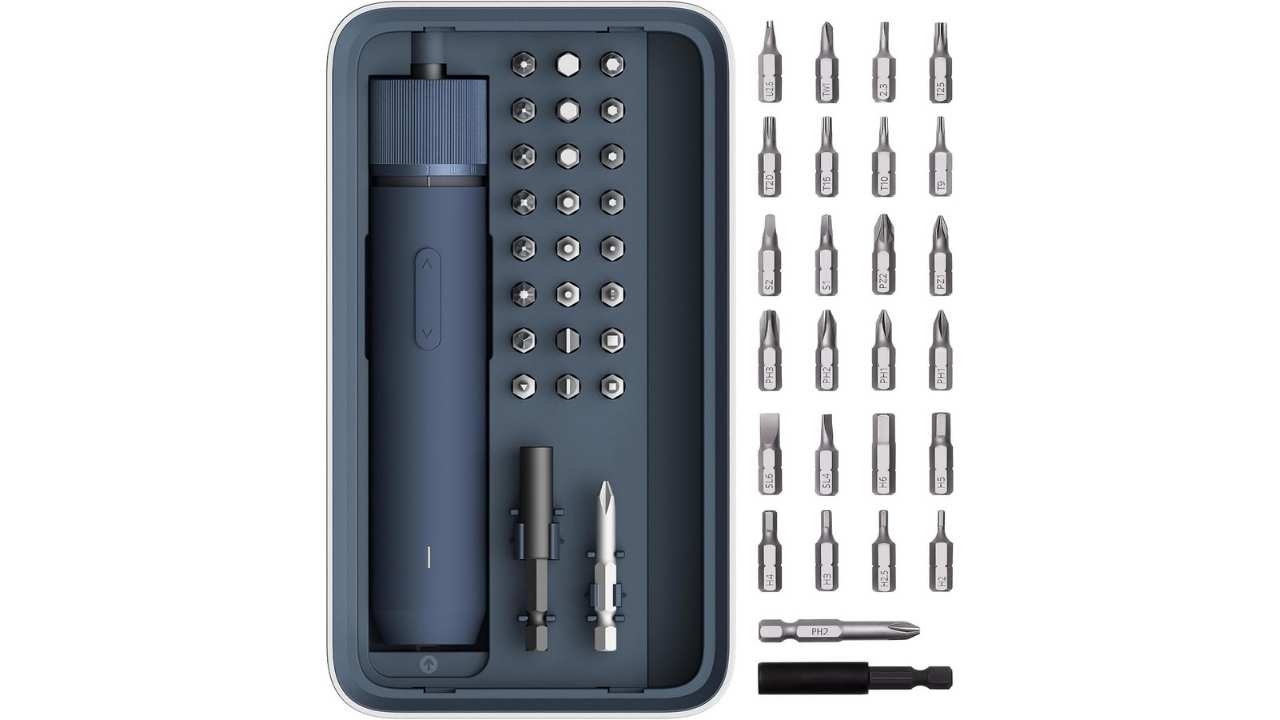 HOTO 25-Piece Upgraded Electric Screwdriver Kit