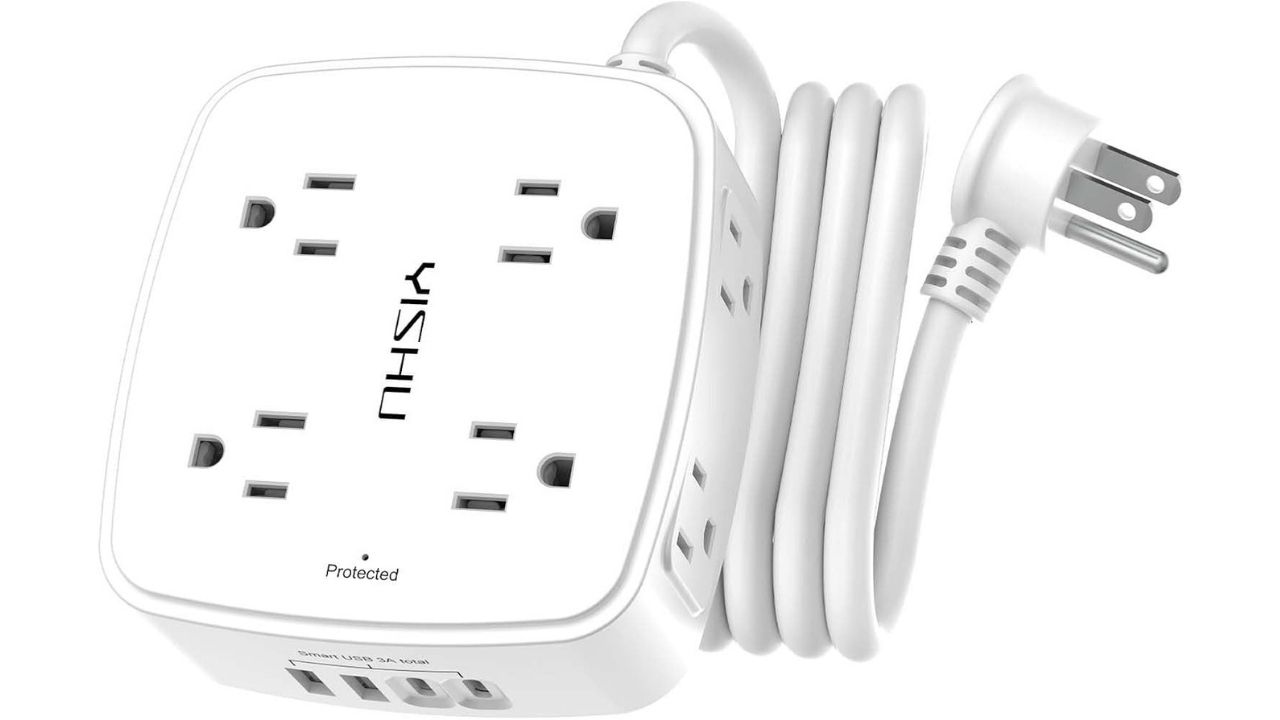 YISHU 6 Ft Surge Protector Power Strip