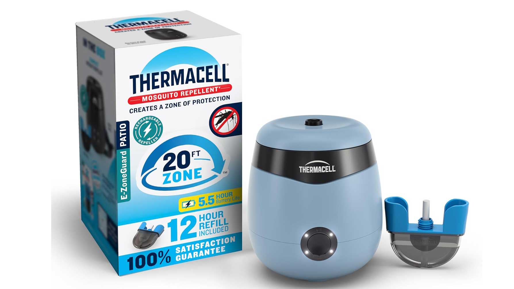 Thermacell E-ZoneGuard Patio Rechargeable Mosquito Repeller
